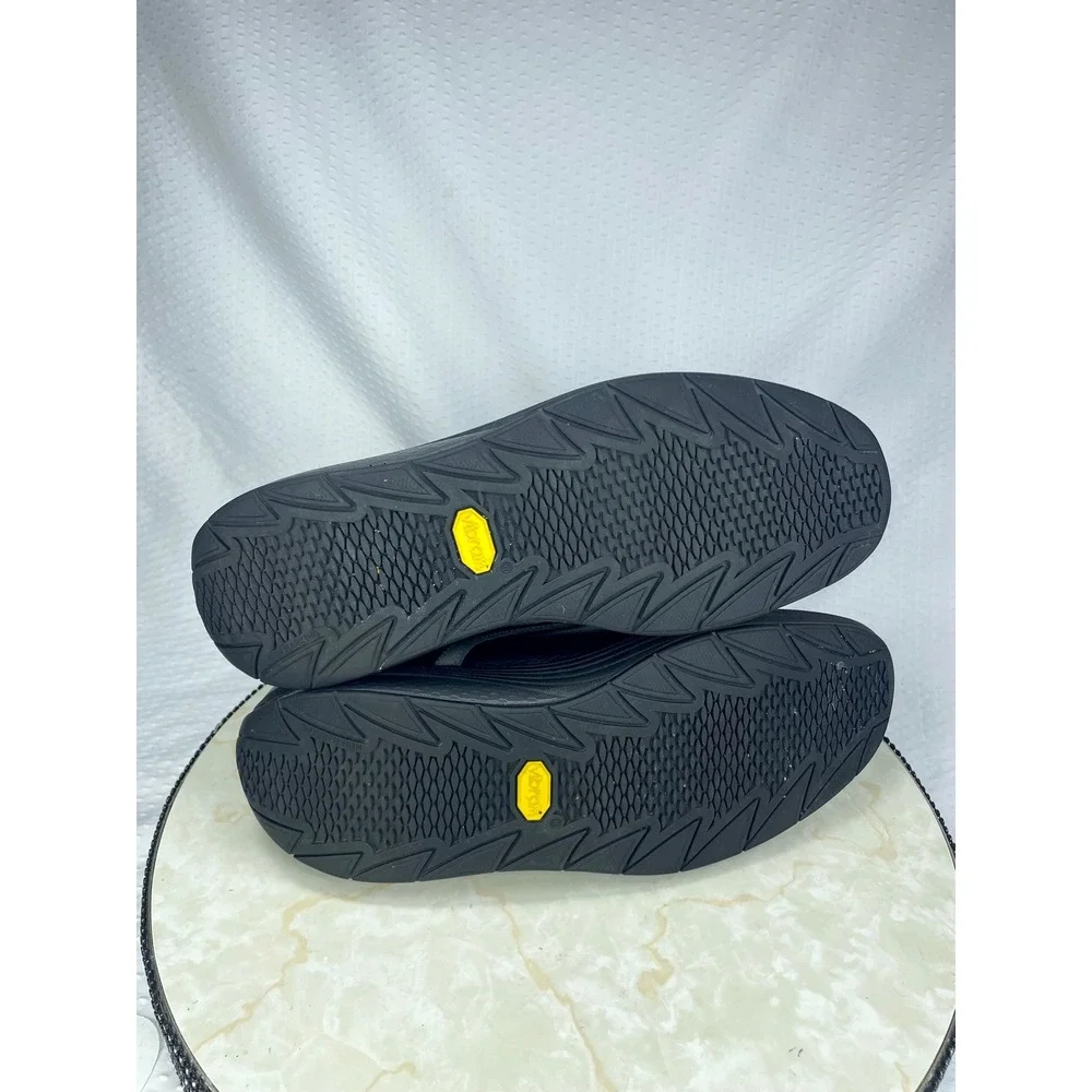 MBT Index Rocker Bottom Leather Boots Mens 10.5 Black Performance Vibram Shoes